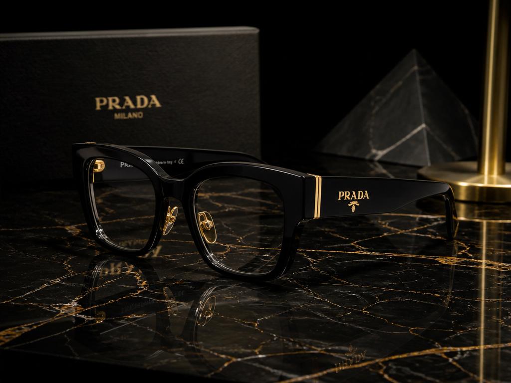 Armação de luxo Prada